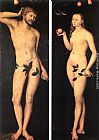 Lucas Cranach the Elder Adam and Eve painting
